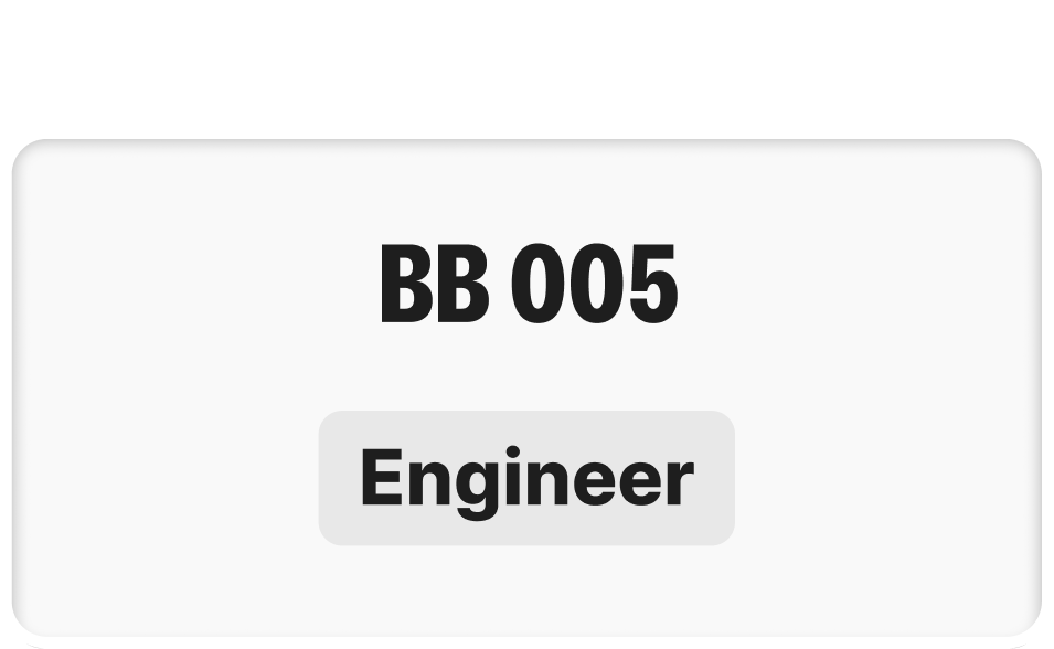 BB 005 — Engineer