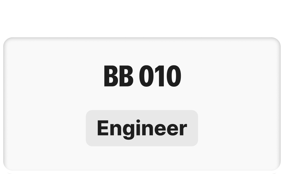 BB 010 — Engineer